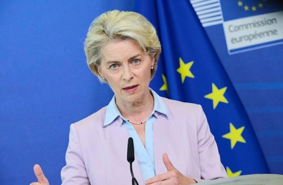 EU-kommisjonens leder Ursula von der Leyen er i tett dialog med alle EU-landene og Norge om både pristak på gass, eksportbegrensninger gjennom utenlandskabler m.m. Foto: EU-parlamentet