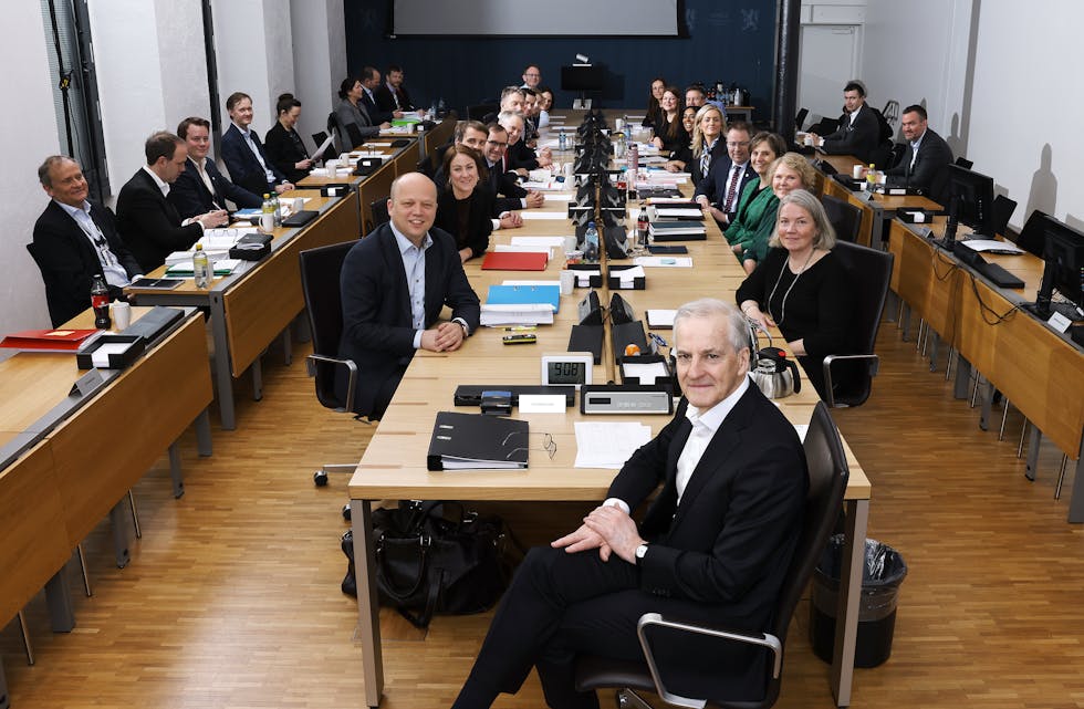 Statsminister Jonas Gahr Støre og Regjeringen Foto: NTB