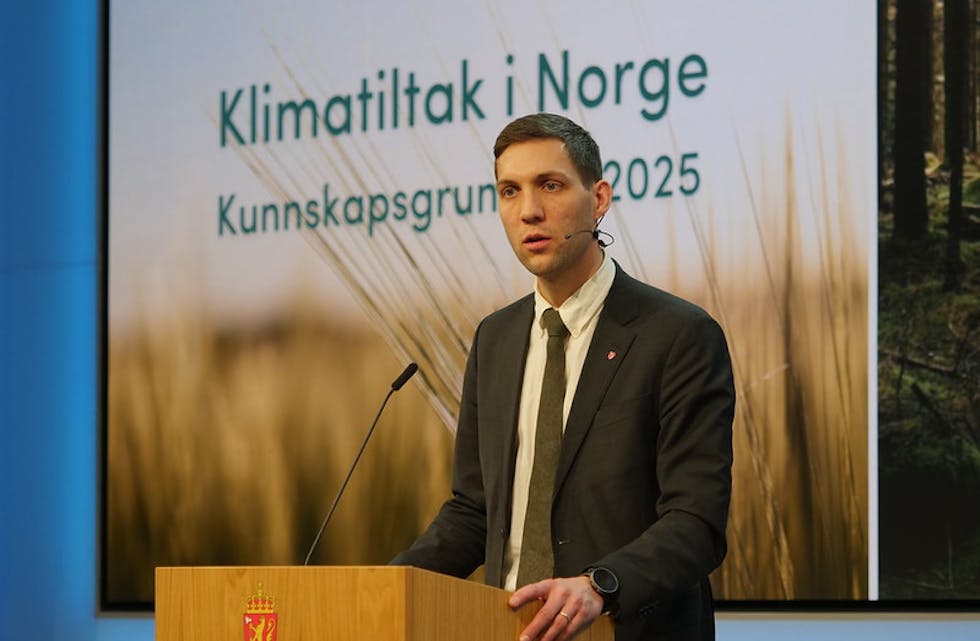 Klima- og miljøminister Andreas Bjelland Eriksen. Foto: Klima- og miljødepartementet/Katinka Vaag Prestøy