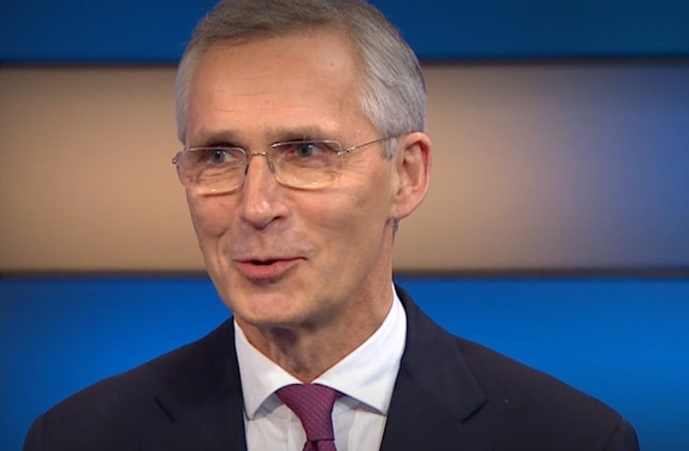 Jens Stoltenberg i Debatten forrige uke. Foto: Skjermdump NRK